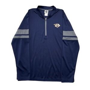 NHL Men's Nashville Predators Hockey 1/4 Zip Pullover‎